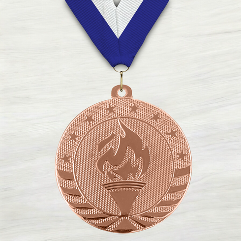 Medalla de Metal de Victoria de 2" con cinta MDL500